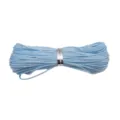 Cordón de trenzado de poliéster azul claro para manualidades de joyería y nudos chinos DIY - Manojo de 10m / Azul claro