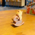 Cute animal rocking horse figurine desktop ornament creative decompression toy gift. - Pony Style