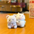 Simpatico set di figurine magnetiche floccate di animali zodiacali regalo da collezione. - Mucca che Abbraccia il Topo / scatola colorata