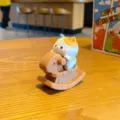 Cute cat rocking horse figurine desktop ornament cute pet stress relief toy gifts - Cat Style