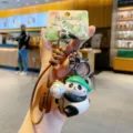 Cute cartoon panda keychain bag pendant green hat cute animal bag decoration accessory - Panda Jianghu Series Pendant - Silly Panda / OPP Bag