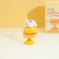 Cute animal baking shaking ornament desktop decoration car interior cute pet toy figure - Croissant Calf / Boxed