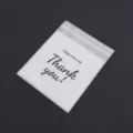 Transparent self-adhesive packaging bag detail, clear plastic cookie and jewelry storage pouch. - 12x12+3cm (20 Pieces/Pack)