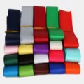 Lot de rubans gros-grain multicolores pour nœuds de cheveux DIY et accessoires faits main. - Rubans gros-grain assortis 25 mm, 15 couleurs x 1 yard/couleur