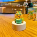 Süße Capybara Harzfigur, tropischer Inselurlaub Stil Tisch und Auto Ornament Dekoration. - Kokosnuss Capybara