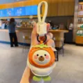 Süßer Cartoon Leder Frucht Capybara Schlüsselanhänger Tasche Anhänger Bär Schlüsselring - OPP-Beutel-Verpackung / Weißer Bär