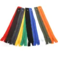 Bunte Nylon Reissverschuesse geschlossen 20cm sortierte Farben Naehzubehoer fuer Kleidung - 10 Stränge Packung / Zufällige Mischfarben