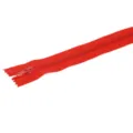 Roter Nylon-Reißverschluss mit geschlossenem Ende für Kleidung und Heimtextilien-Variante. - 10 Stränge Packung / Rot