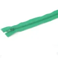 Grüner Nylonreißverschluss mit geschlossenem Ende für Hosen und Kissen 20cm lang - 10 Stränge Packung / Grün