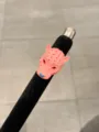 Anello con testa di leopardo in smalto rosa da donna, gioiello di dichiarazione unico. - Anello Testa di Leopardo (JZ0299)