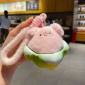 Cute plush pig keychain cartoon doll bag pendant soft cute accessory for car keys and schoolbags! - Pig / OPP Bag Packaging