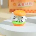 Mignonne figurine de chien burger, décoration de bureau et ornement d'intérieur de voiture. - Hamburger