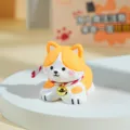 Süße Harz Hund Figur Auto Armaturenbrett Ornament niedliche Desktop Heimdeko Geschenk - Corgi
