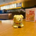 Mignonne figurine de chien style bois ornement de bureau decoration interieure de voiture - Rhubarbe