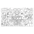 Vatertag DIY Ausmalposter Banner Kinder Lernspiel Malpapier Partydekorationen toll - 1 Blatt