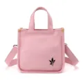 Sac cabas en toile rose sac bandoulière décontracté pour femme sac à main polyvalent quotidien. - Rose