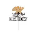 Joli topper de gâteau d'anniversaire dinosaure, idéal pour décoration de fête d'enfants. - Style Stégosaure (Style 2) / 1 Pièce