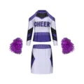 Ensemble de pom-pom girl pour enfants haut manches longues et jupe vue detaillee. - 170 / Ensemble