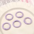 Hebillas de anillo de resorte de metal de aleación colorida para llaveros y accesorios DIY. - Violeta Claro