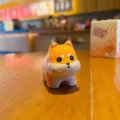 Cute cartoon dog resin figurine standing desktop ornament interior car decor for home display. - Standing Dog Figurine-Shiba Inu (BS0091) / Color Box
