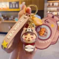 Cute cartoon ocean series keychain soft rubber bag pendant trendy car key ring ornament. - OPP Bag / Mascot Cat Ocean Series - Sea Lion Coco