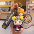 Cute cartoon penguin keychain trendy bag charm stylish metal hardware sweet ocean design for women - OPP Bag / Mascot Cat Ocean Series - Penguin Tiantian