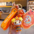 Cute cartoon ocean series keychain pendant for car keys and stylish bag charm accessories. - OPP Bag / Mascot Cat Ocean Series - Clownfish Tiantian