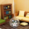 Niedliche Katzen Gachapon Schlüsselanhänger 4cm Cartoon Tierfigur Tischdeko Tasche - 4CM Kapsel / Schwarz und Weiß