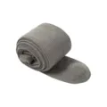 Graue gerippte Thermo Strumpfhose Damen Winter Leggings weich elastisch blickdicht warm - Einheitsgröße / Hellgrau Melange
