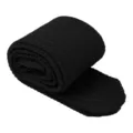 Black cable knit tights for women, 100D thick winter warm pantyhose, solid color leggings. - One Size / Bottoms / Deep Black