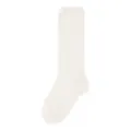Calcetines largos térmicos de lana para mujer, variante en blanco puro para invierno. - Talla única / Blanco Nube