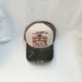 Gorra de béisbol desgastada con gráfico de camión de calavera y cita divertida para hombres. - 55-59 / Gris oscuro