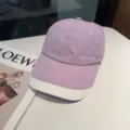 Gorra de beisbol de proteccion solar de secado rapido para mujer morada blanca chic - 55-59 / Violeta