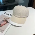 Detail shot of a two-tone quick-drying baseball cap with subtle side lettering in white. - 55-59 / Off White