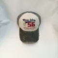 Gorra de béisbol vintage desgastada, sombrero de sol casual de algodón lavado estilo urbano. - 55-59 / Gris oscuro