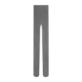 Medias de algodón gris oscuro, leggings sin costuras de punto fino de alta densidad para uso diario. - Talla única / Gris Jaspeado Oscuro