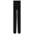 Medias de color sólido para mujer 100D control de abdomen moldeadas básicas primavera verano - Talla única / Negro Profundo