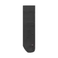 Mens solid color crew socks dark grey casual cotton comfortable daily wear footwear accessory - One Size / Dark Heather Gray