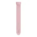 Pink hollow wave over-the-knee socks for women, breathable knit high tube fashion hosiery. - One Size / Girly Pink