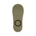 Chaussettes invisibles d'été pour femmes en mesh respirant vert olive colorblock - Taille unique / Vert Sauge