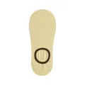 Chaussettes invisibles beiges en mesh pour femmes, socquettes en coton respirant avec bordure contraste. - Taille unique / Jaune Bourgeon