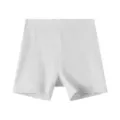 Light grey ribbed safety shorts breathable cotton boxer shorts comfortable home wear - M / Morning Mist Grey