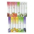 A collection of colorful nail cuticle oil pens with various fruit and floral scents - N+ Chinese Version / Watermelon