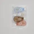 Professionelles Set mit vier bunten Punktklebebändern in Klarsichtbeutel, Größe 8m x 8mm - 0123 Kleberoller (Englische Version) / 4er-Pack (8m*8mm)