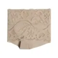 Chaussettes avant-pied en dentelle ete pour femme semelle invisible antiderapante beige - Taille unique / Gris nude