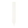 Women white ribbed knit stirrup socks, casual stretchy footless leg warmers for daily wear - One Size / Moonlight White