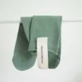 Korean summer women's combed cotton rolled edge mid-tube socks, breathable candy color casual socks. - One Size / Fruitwood Green