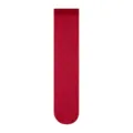 Red sheer polka dot calf socks for women, summer thin translucent hosiery stylewear. - One Size / Garnet Red