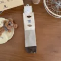Cream split-toe cute dog striped mid-tube socks, Korean style kawaii footwear, daily casual wear variant. - One Size / Three Dogs Style