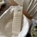 Beige Strick Wadenlange Socken Süße Schleife Damen Retro Slouch Socken Süßer Stil Variante - Einheitsgröße / Gewebtes Blau Schleife
